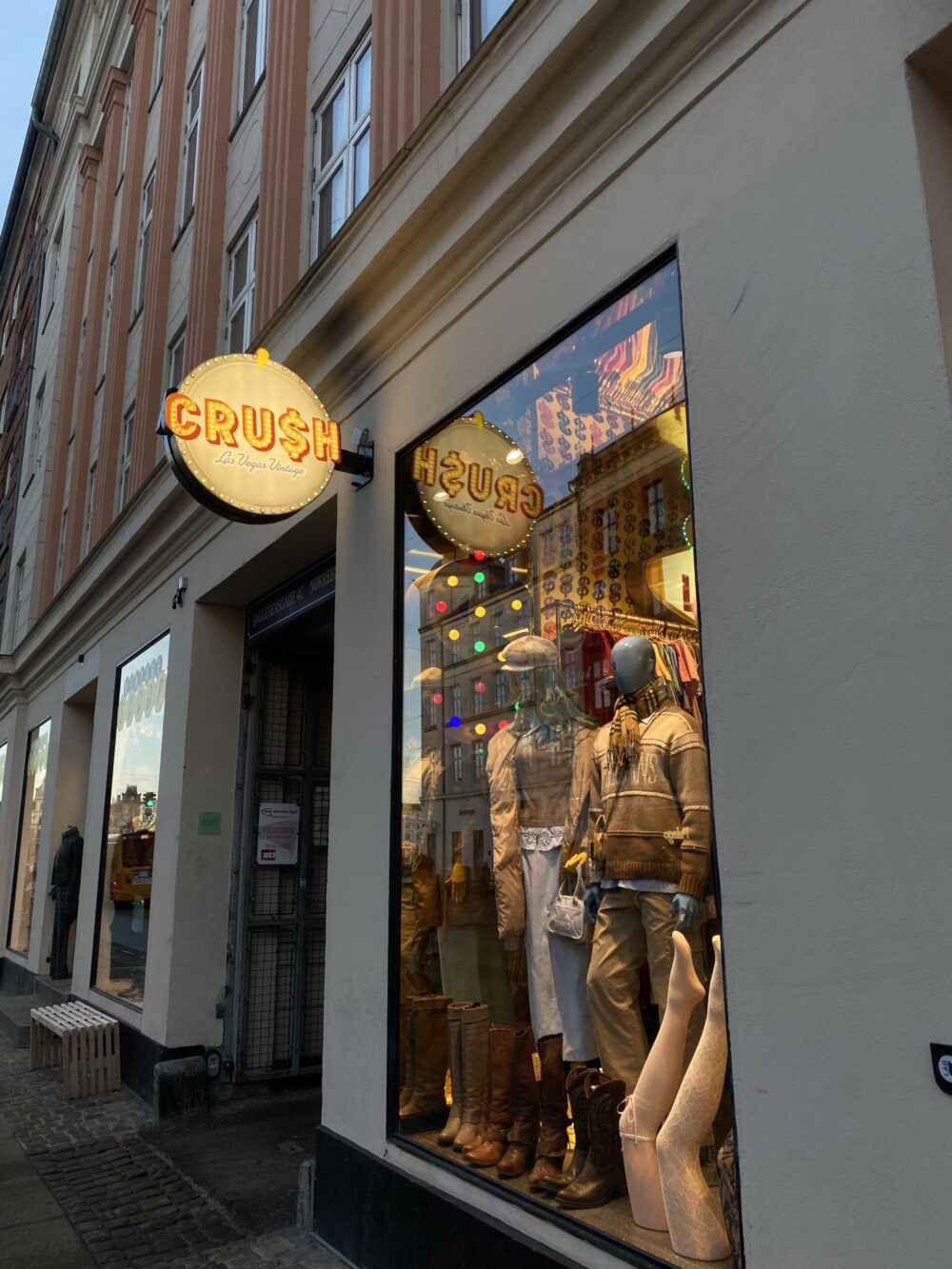 Crush Vintage Store near Basestack Living Student Accommodation in Copenhagen
