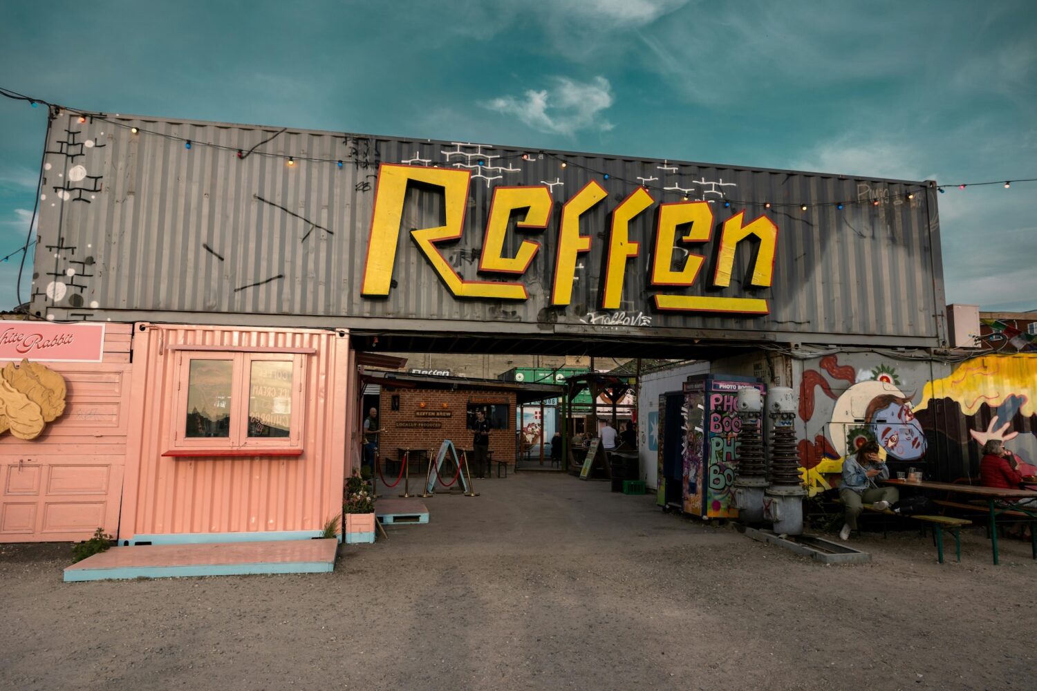 Reffen Street Food Market in Denmark, near BaseStack Bryggen Student Accommodation
